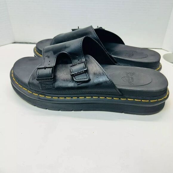 Dr. Martens Black Platform Sandals with Adjustable Straps main image 4